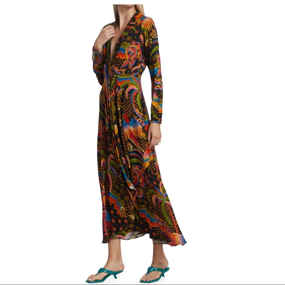 Farm Rio Macaw Island Maxi Dress
